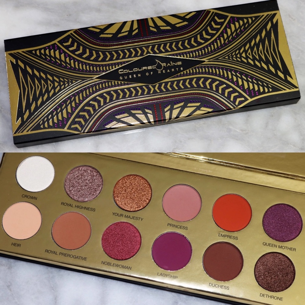 Coloured Raine Queen of Hearts Eyeshadow Palette - Limited Edition